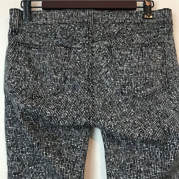 EUC Rag & Bone Linton zip tweed skinny jeans in size 27 black white - Picture 7 of 9